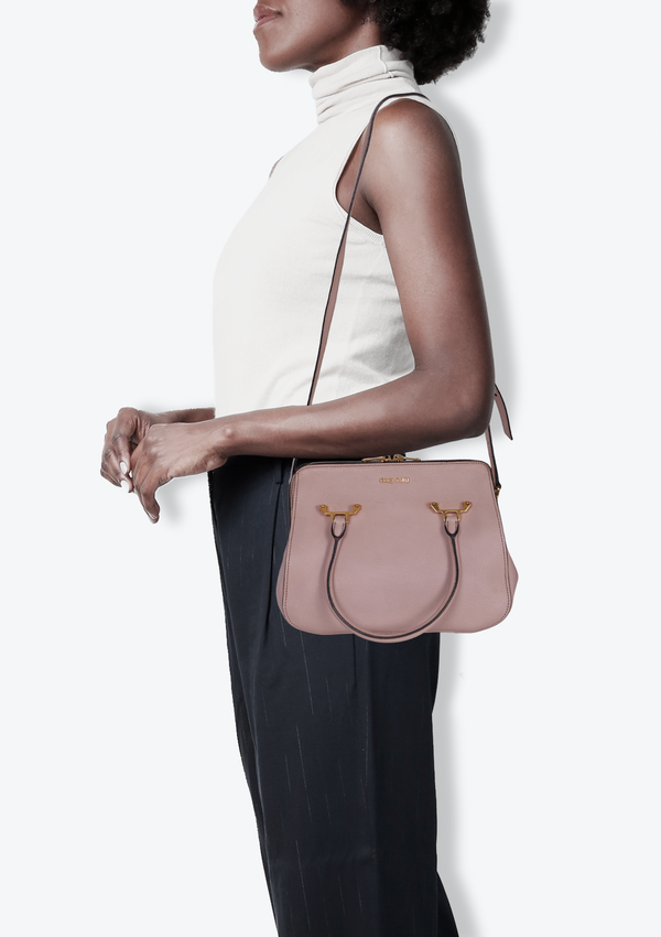 LEATHER SATCHEL BAG