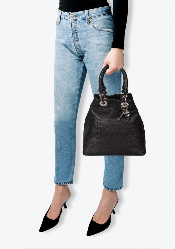 LARGE SOFT STITCH LADY DIOR