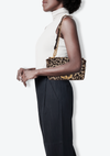 MEDIUM VELVET LEOPARD CARO BAG