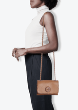 LEATHER FLAP BAG