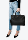 LARGE SAFFIANO LUX DOUBLE ZIP GALLERIA