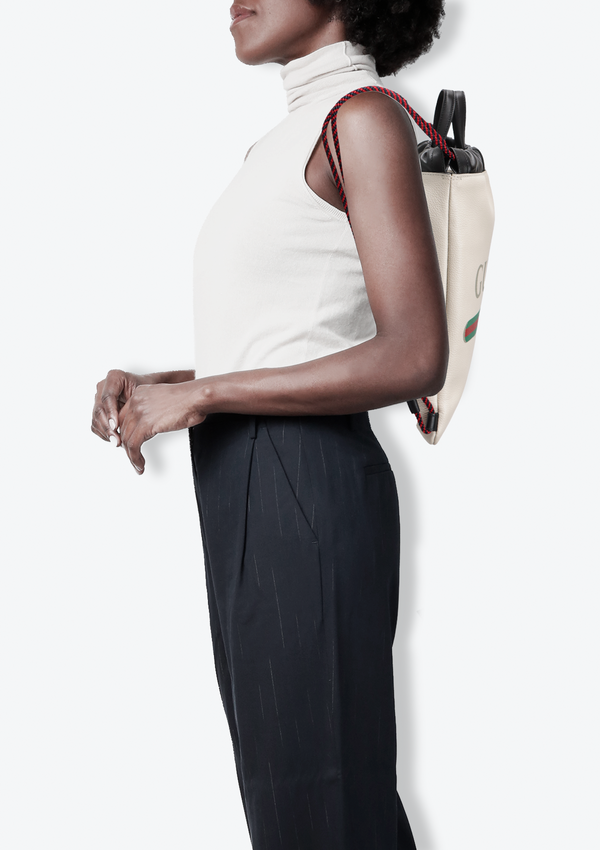 LOGO DRAWSTRING BACKPACK