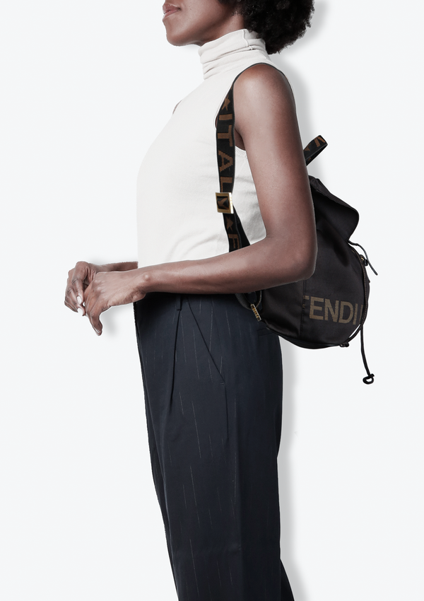 VINTAGE FENDI ROMA 1925 NYLON BACKPACK