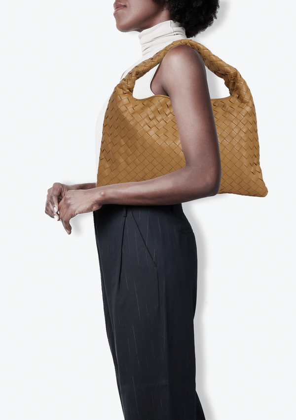 SMALL INTRECCIATO HOP BAG