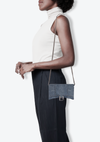 DENIM HOURGLASS WALLET ON CHAIN