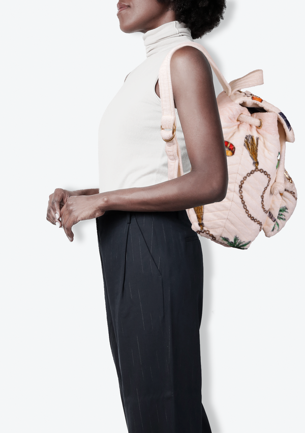 TERRY CLOTH BACKPACK