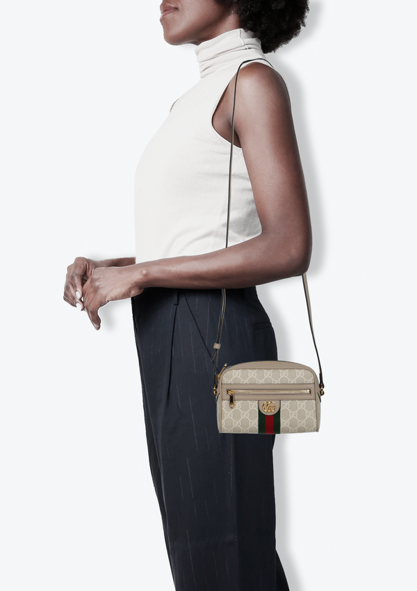 GG SUPREME OPHIDIA MINI CROSSBODY BAG