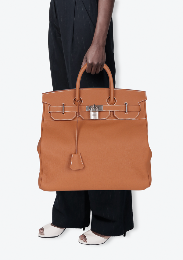 CLEMENCE BIRKIN HAC 40 PALLADIUM HARDWARE