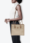 GG SUPREME INTERLOCKING G SMALL TOTE