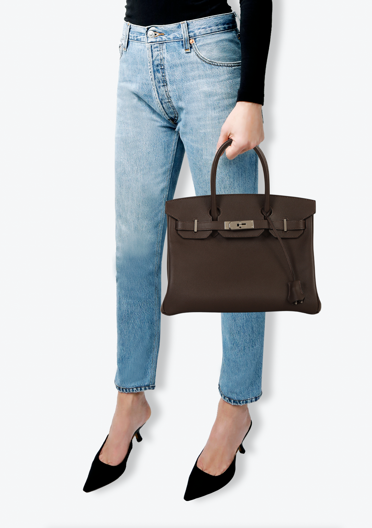 EPSOM BIRKIN 30 PALLADIUM HARDWARE