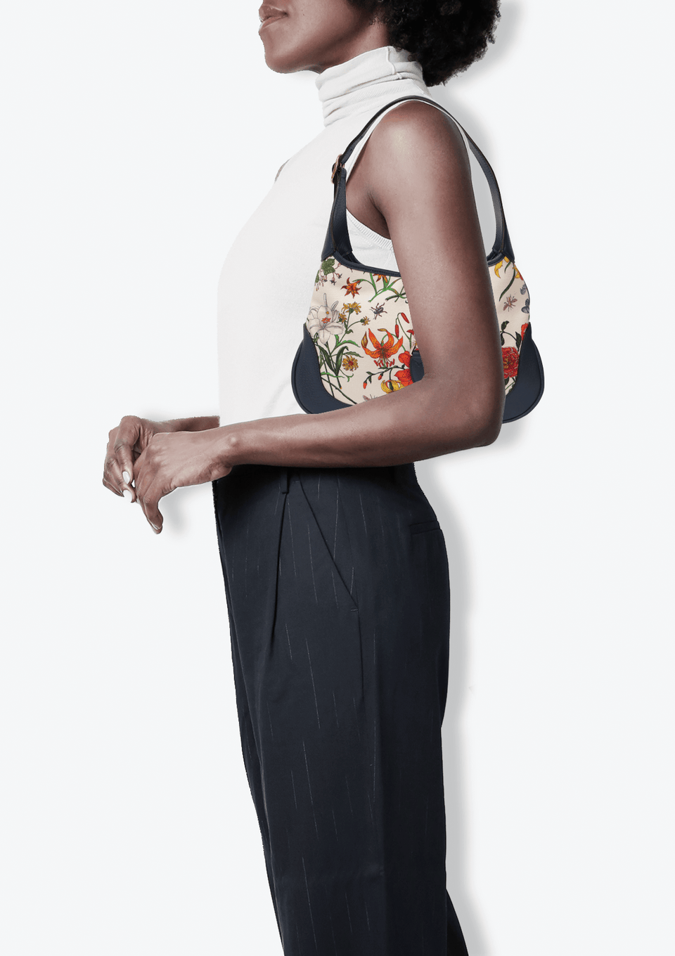 BOLSA GUCCI MEDIUM FLORA JACKIE HOBO FLORAL ORIGINAL – Gringa