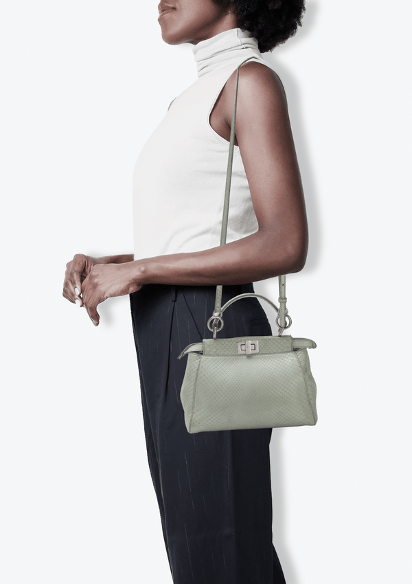 MINI PYTHON PEEKABOO BAG