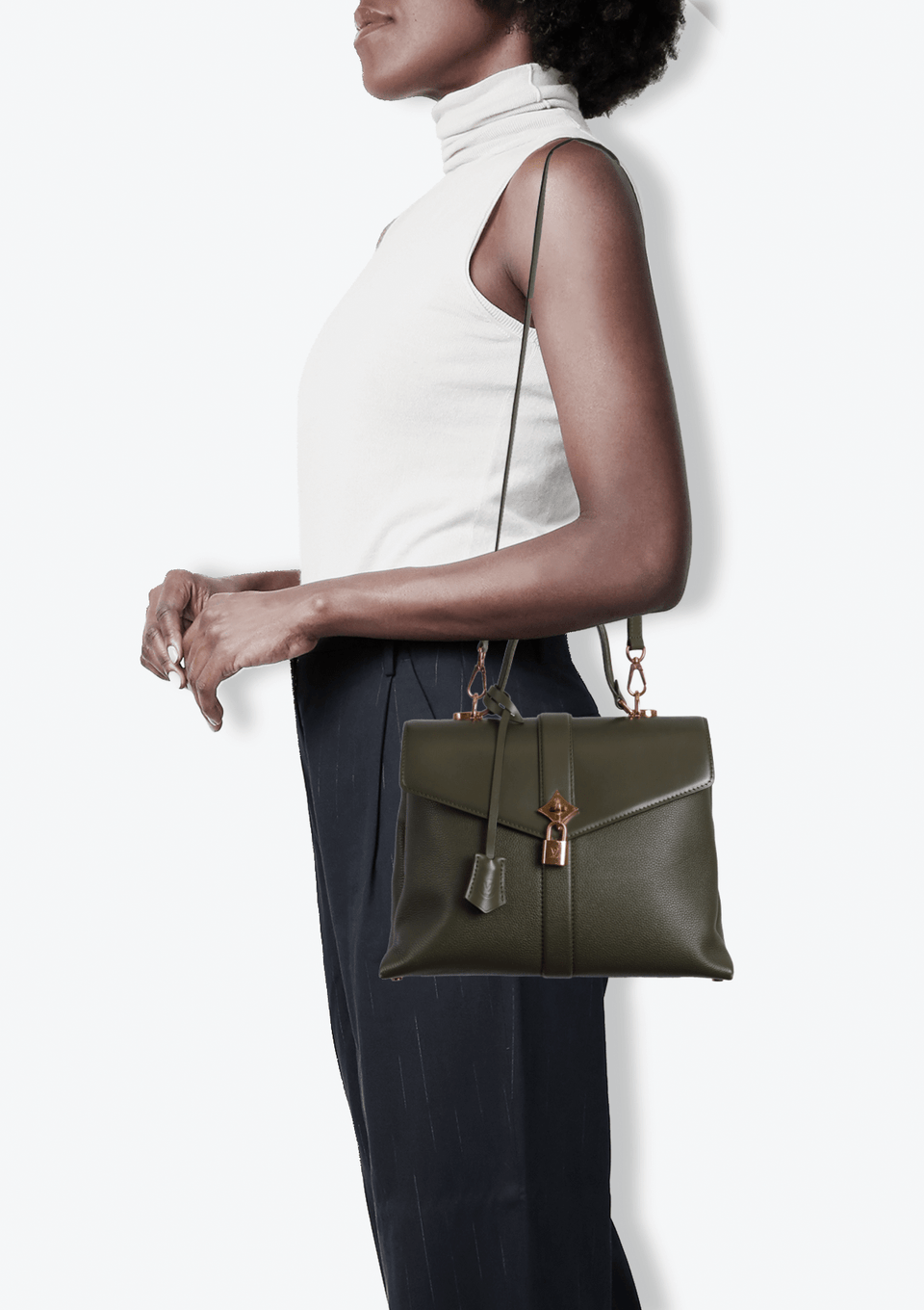 BOLSA LOUIS VUITTON ROSE DES VENTS MM VERDE ORIGINAL – Gringa