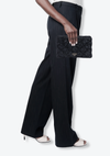 RAFFIA ROMBI CLUTCH