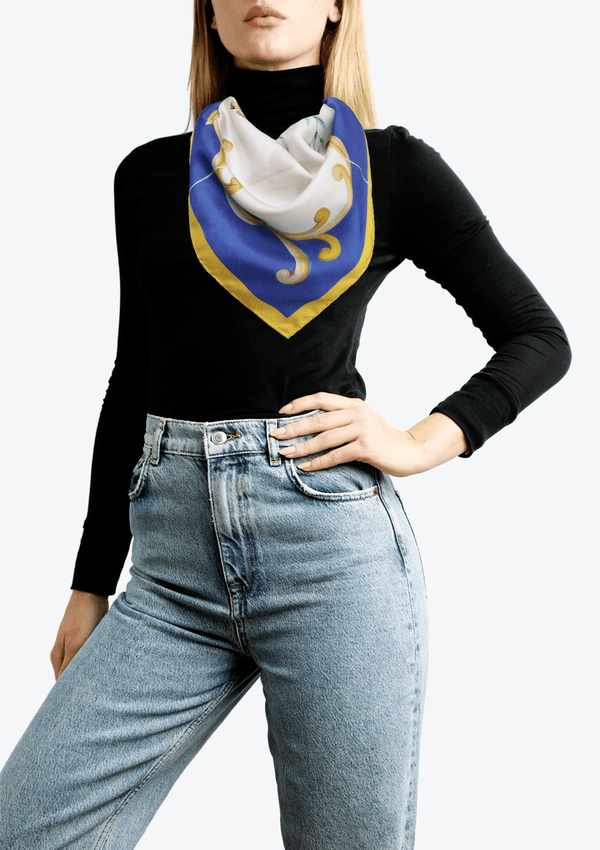 PRINTED SILK SCARF