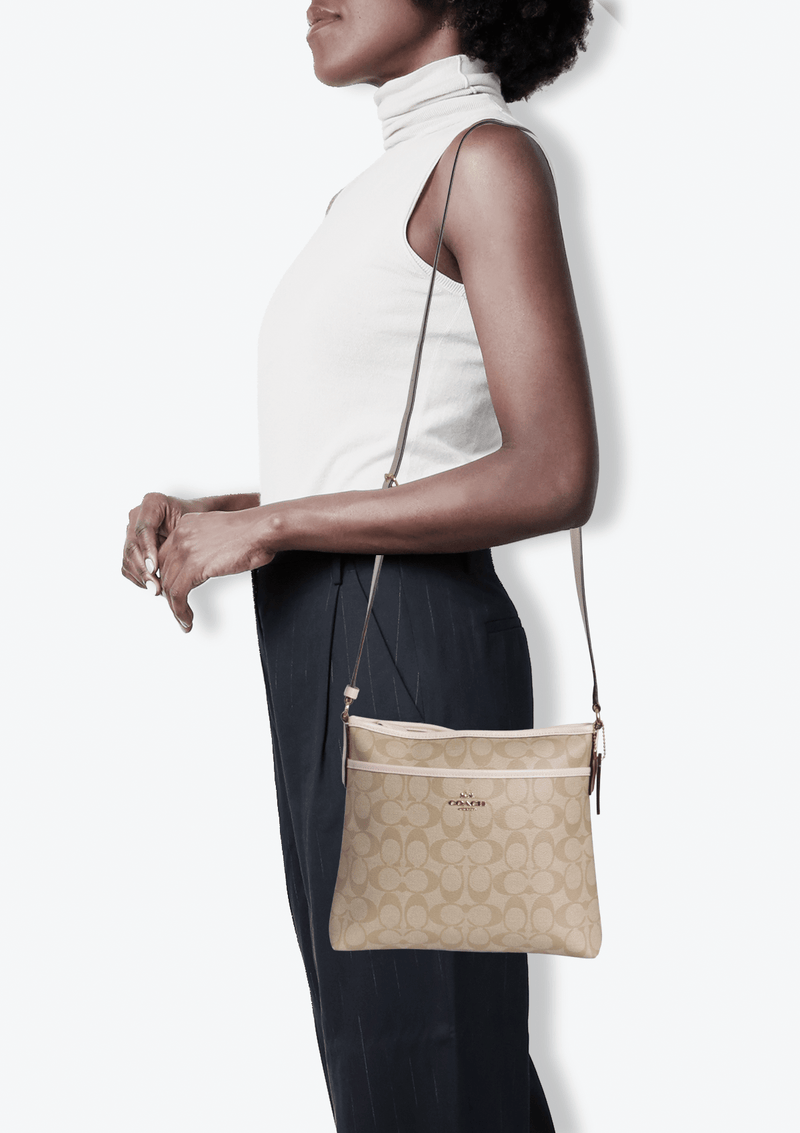 FILE CROSSBODY SIGNATURE BAG