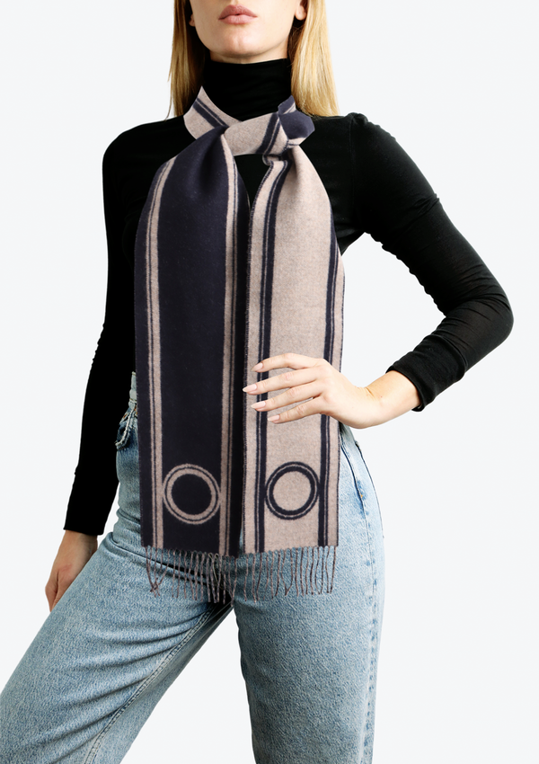 CASAQUE BANDE DE REPOS CASHMERE MUFFLER