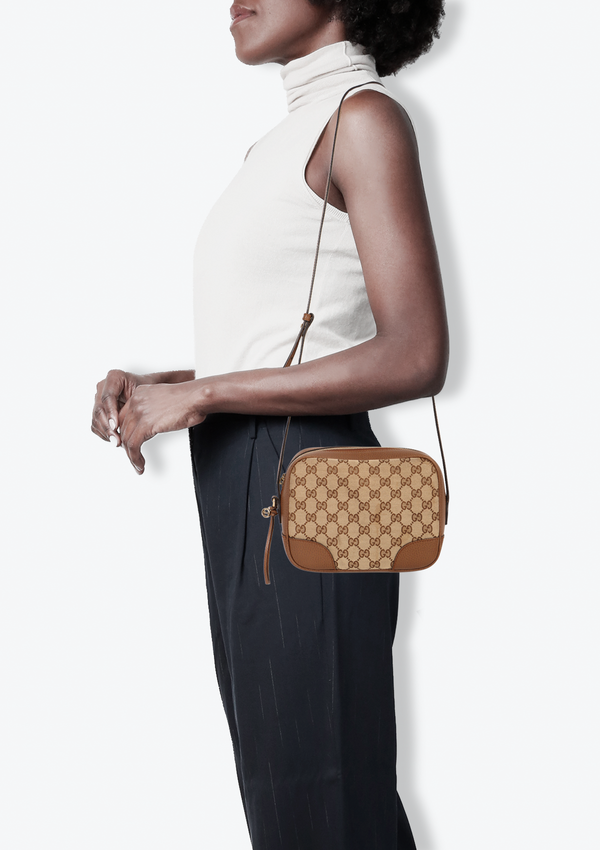 GG CANVAS MINI BREE CAMERA BAG