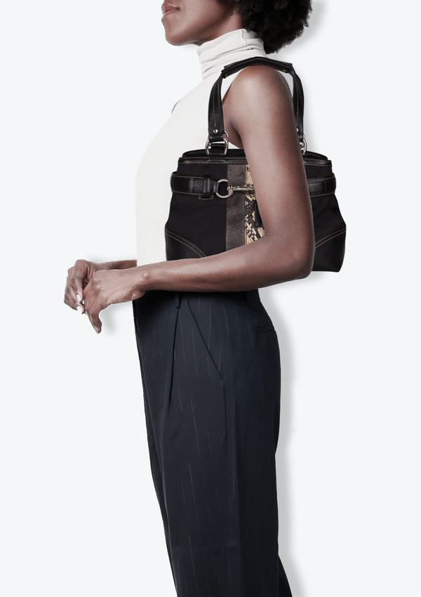 LEATHER SHOULDER BAG