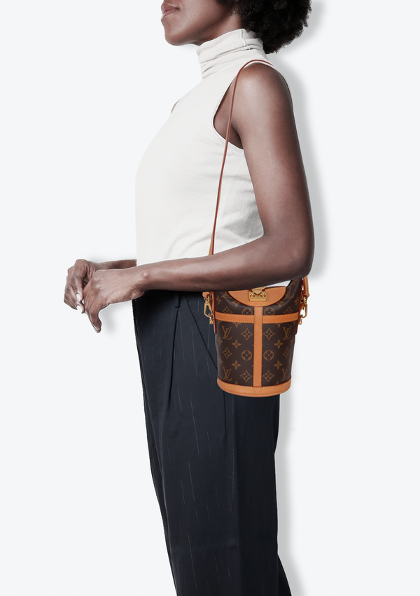 MONOGRAM DUFFLE BUCKET BAG