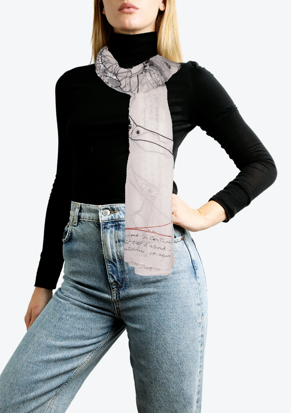 LE PEGASE D'HERMES SILK SHAWL 140