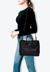 CROCODILE EMBOSSED ROCKING HORSE TOTE