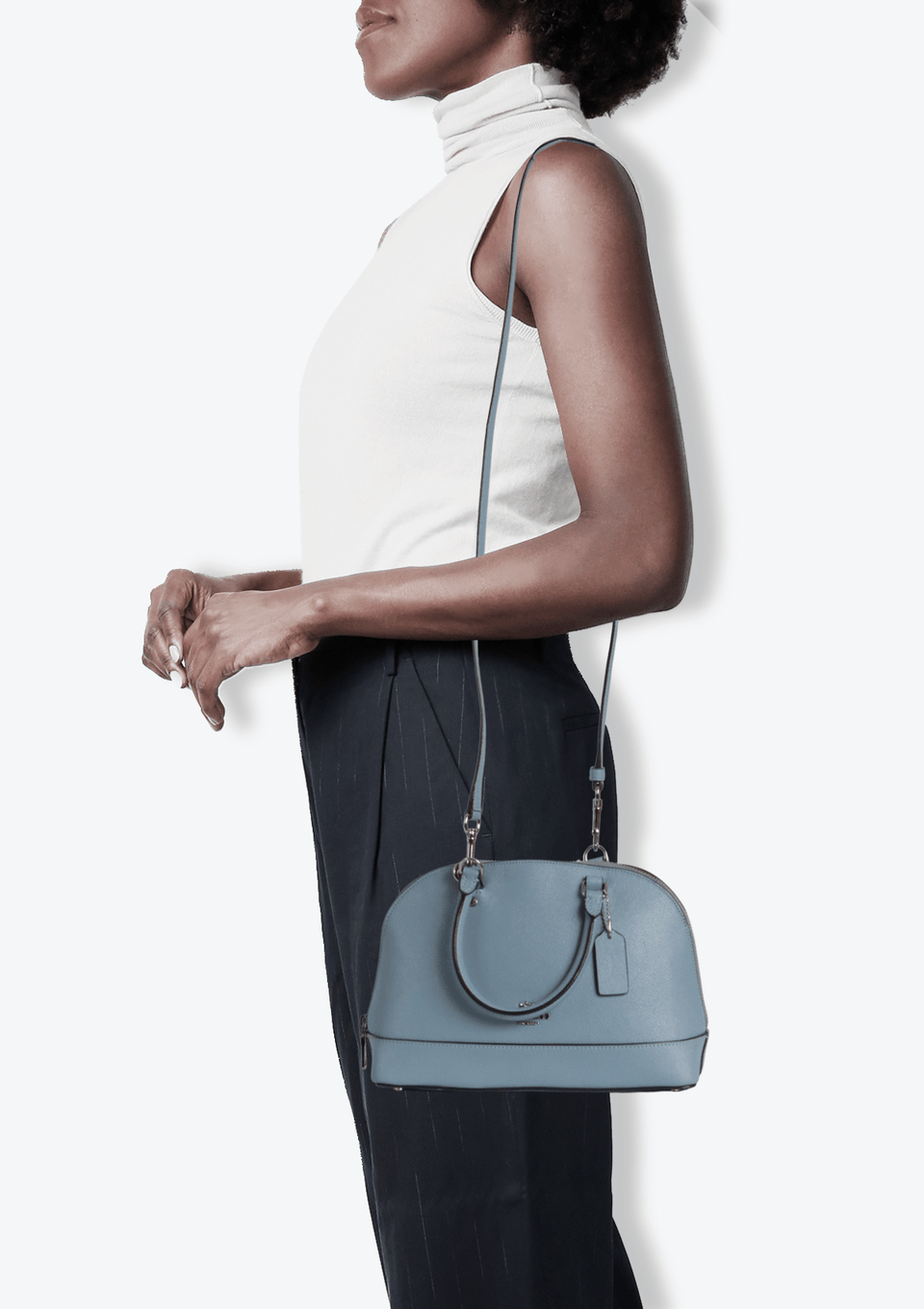 COACH 2wayバッグ MINI SIERRA BOLSA COACH MINI SIERRA BAG AZUL ORIGINAL – Gringa