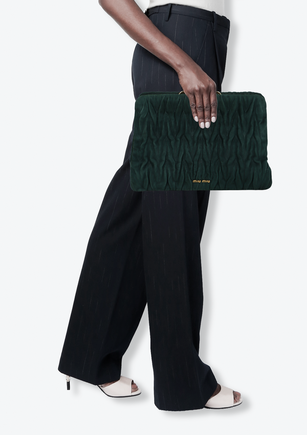 SUEDE CLUTCH