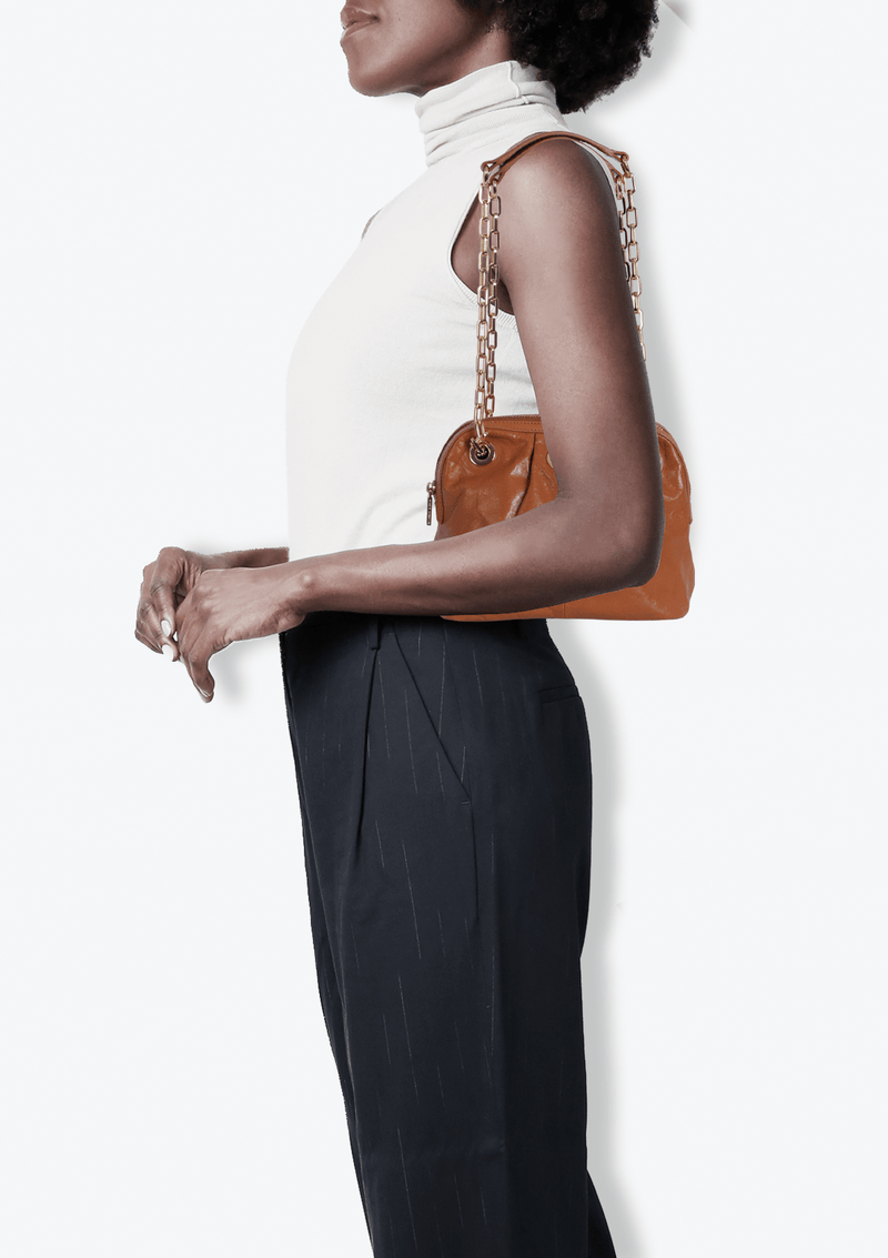 LEATHER SHOULDER BAG