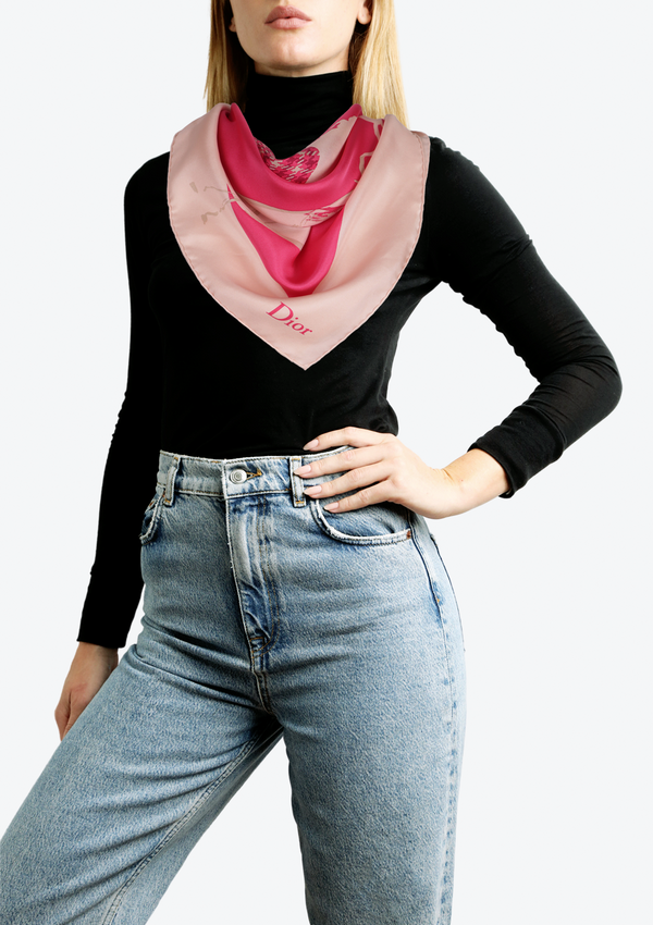 PRINTED SILK SCARF