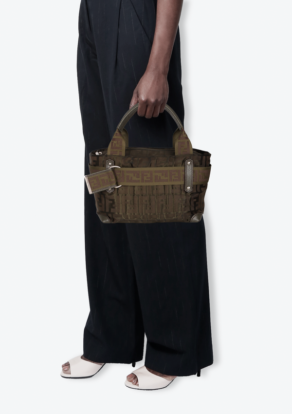 ZUCCA ZIP CODE SHOULDER BAG