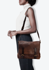 LEATHER MESSENGER BAG