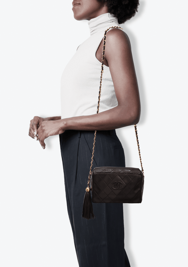 VINTAGE DIAMOND CC CAMERA BAG