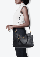 LEATHER SATCHEL BAG