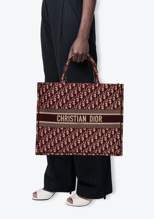 LARGE OBLIQUE BOOK TOTE