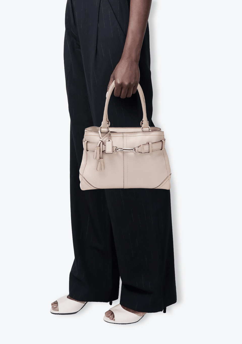 BOLSA COACH HAMPTONS BAG BRANCO ORIGINAL – Gringa