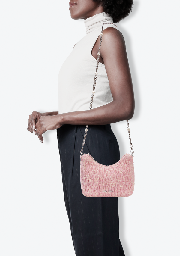 TWEED MATELASSE SHOULDER BAG