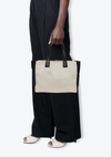 SQUARE STITCH CC TOTE
