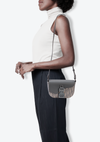 OBLIQUE JACQUARD SADDLE MINI