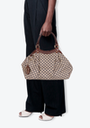 MEDIUM DIAMANTE CANVAS SUKEY TOTE
