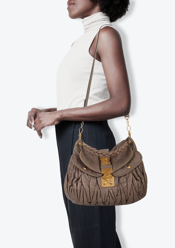 MATELASSE COFFER HOBO
