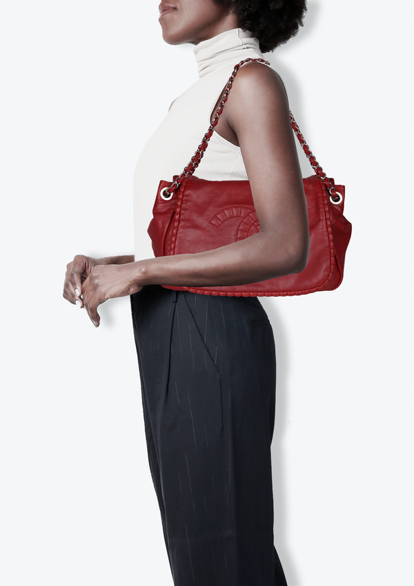 LARGE ON THE BUND FLAP BAG