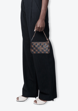 LIMITED EDITION DAMIER ÉBÈNE PAILLETTES MINI POCHETTE ACCESSOIRES