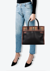 VINTAGE CHECK TITLE BAG