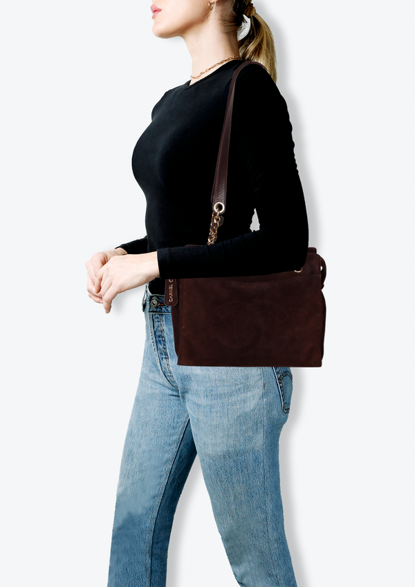 VINTAGE SUEDE CC TOTE