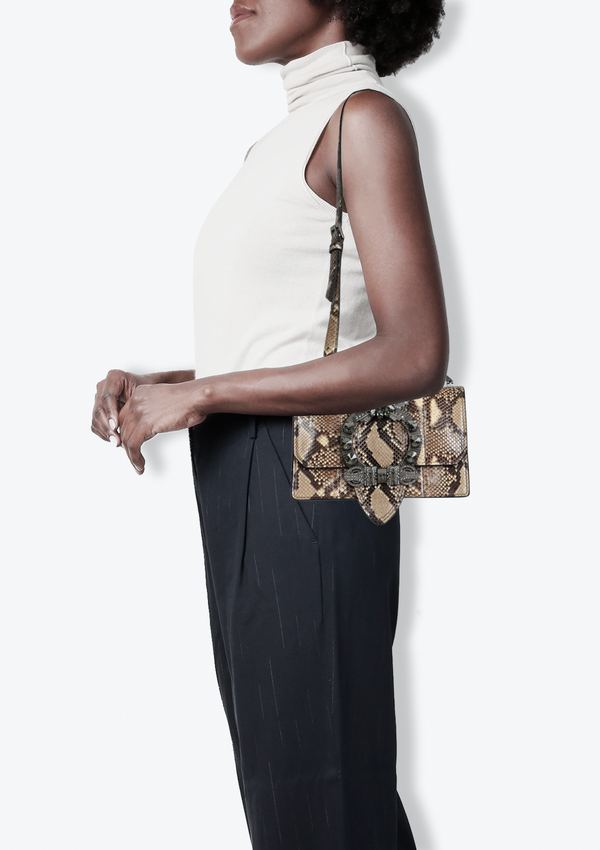 PYTHON LADY CRYSTAL BAG
