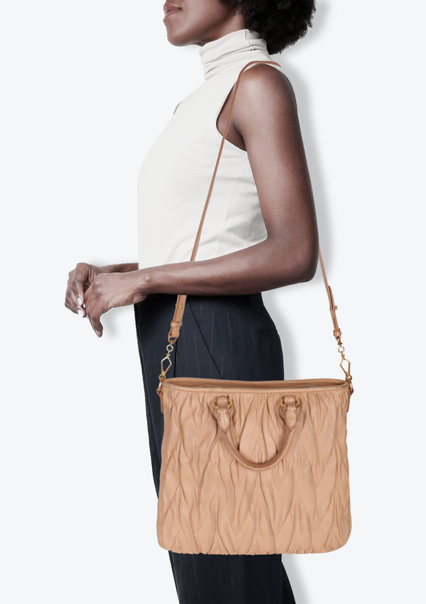 MATELASSE SATCHEL BAG