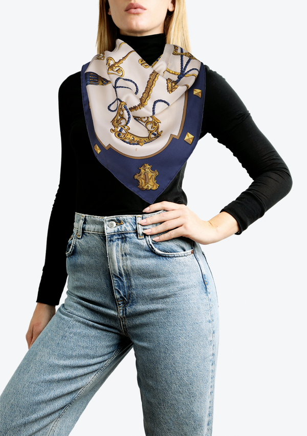 KEYS LES CLES SILK SCARF
