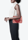 MEDIUM HEART ROCKSTUD SHOULDER BAG