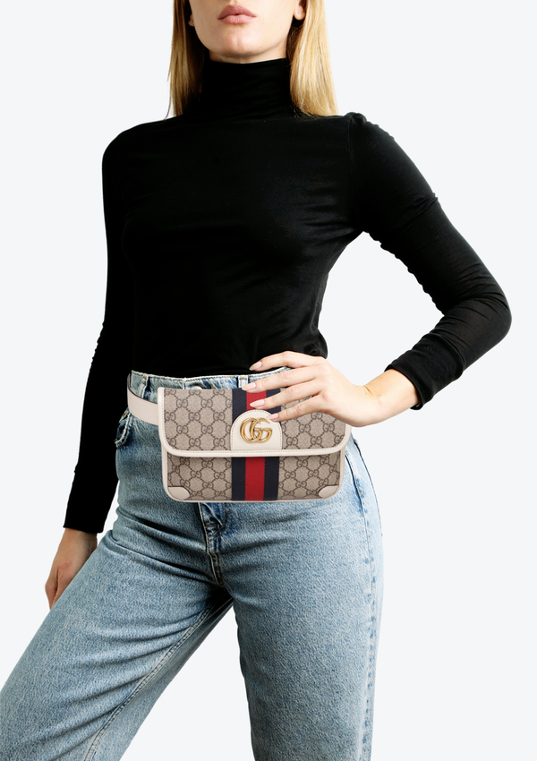 GG SUPREME OPHIDIA BELT BAG